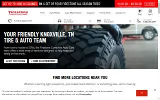 Firestone Complete Auto Care of Knoxville website