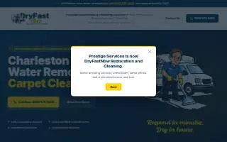 Prestige Restoration & Cleaning Services LLC website