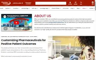 Pharmacy Solutions of Arlington website