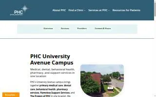 Primary Health Care Medical - University Avenue website