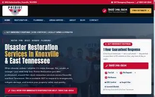 Patriot Restoration of Knoxville website