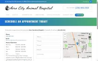 Aero City Animal Hospital website