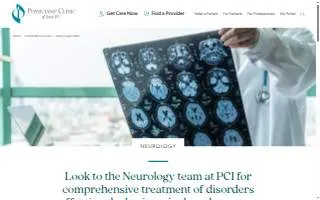 Physicians' Clinic of Iowa Neurology & Sleep Medicine website