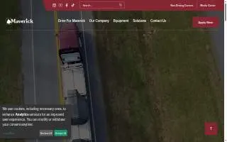Maverick Transportation Inc website