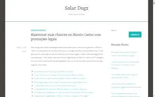 Solardogz website