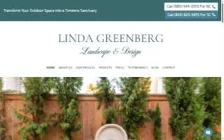 Linda Greenberg Landscape & Design website