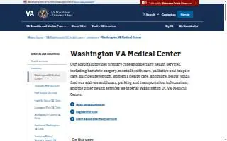 Washington VA Medical Center website