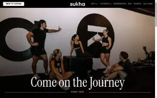 Sukha Club website