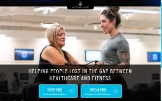 ActiveLife Family Chiropractic website