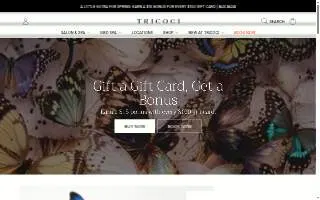 Tricoci Salon & Spa - Naperville website