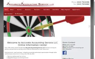 Accurate Accounting Service LLC of Springfield website