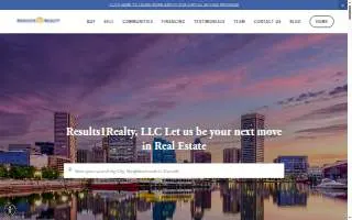 Results1Realty LLC of Baltimore website