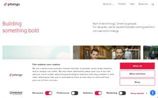 Pitango Bakery + Cafe website