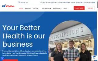 McGuffee's Air Conditioning & Heating website