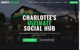 Charlotte Beer Garden website