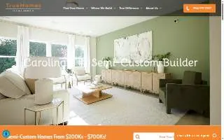 True Homes Design Studio - Raleigh website