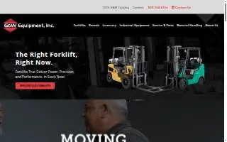 G&W Equipment, Inc. Columbia website