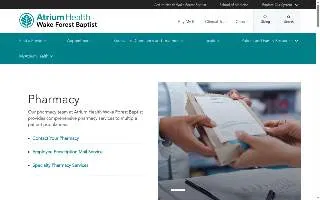 Atrium Health Wake Forest Baptist North Tower Outpatient Pharmacy website
