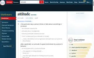 Attitude On Food website