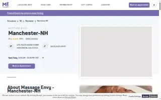 Massage Envy of Manchester website