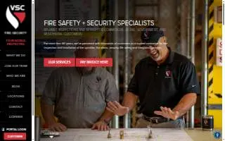 VSC Fire & Security, Inc. of North Charleston website
