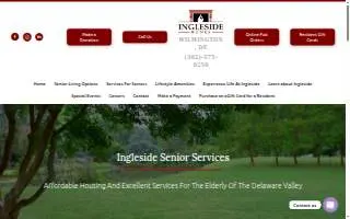 Igleside Senior Services website