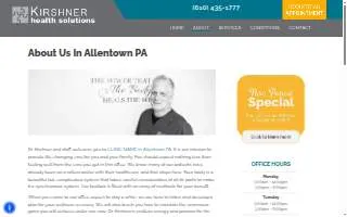 Kirshner Health Solutions website