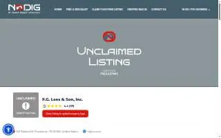 F.G. Lees & Son, Inc. website