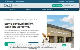 Veterinary Hospital in Salt Lake City website