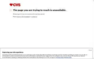 CVS of Chesapeake website