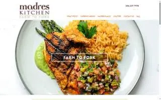 Madres Kitchen website