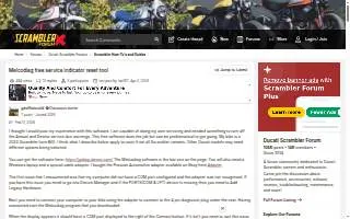 Scrambler website