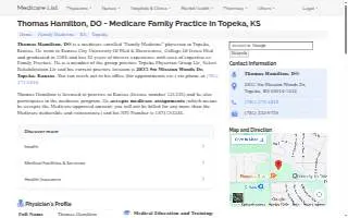 Thomas Hamilton, DO website