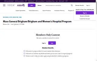 MFM Health of Boston website