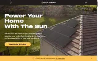 Go Solar Power of Charleston website