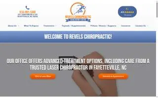 Revels Chiropractic website