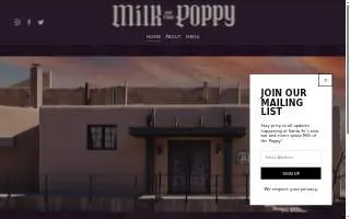 Milk of the Poppy website