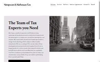 Simpson & Kirkman Tax Inc- NYC CPA website