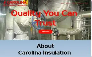 Carolina Insulation Contractor website
