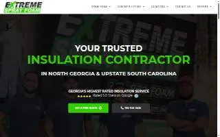 Extreme Spray Foam Seneca website