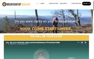 Mountaintop Wealth, LLC website