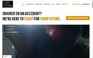 Tawney, Acosta & Chaparro P.C. of El Paso website