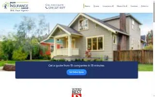 Dean Insurance Group of Plano website