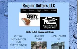 Regular Gutters, LLC website