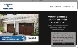 Lowcountry Garage Doors of Georgetown website
