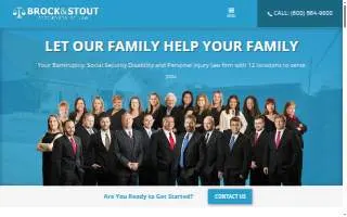 Brock & Stout Attorneys at Law of Montgomery website