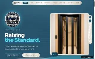 Coastal Elevators & Lifts, LLC website