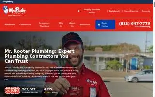 Mr. Rooter Plumbing of Greater Cincinnati website