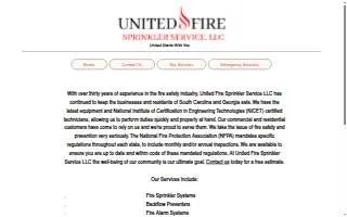 United Fire Sprinkler Service LLC website