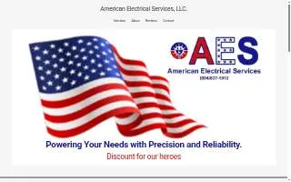 American Electrical Services website